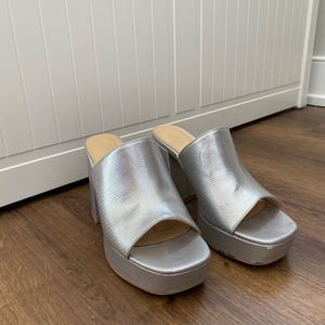 Urban Outfitters Metallic Shoes - this season